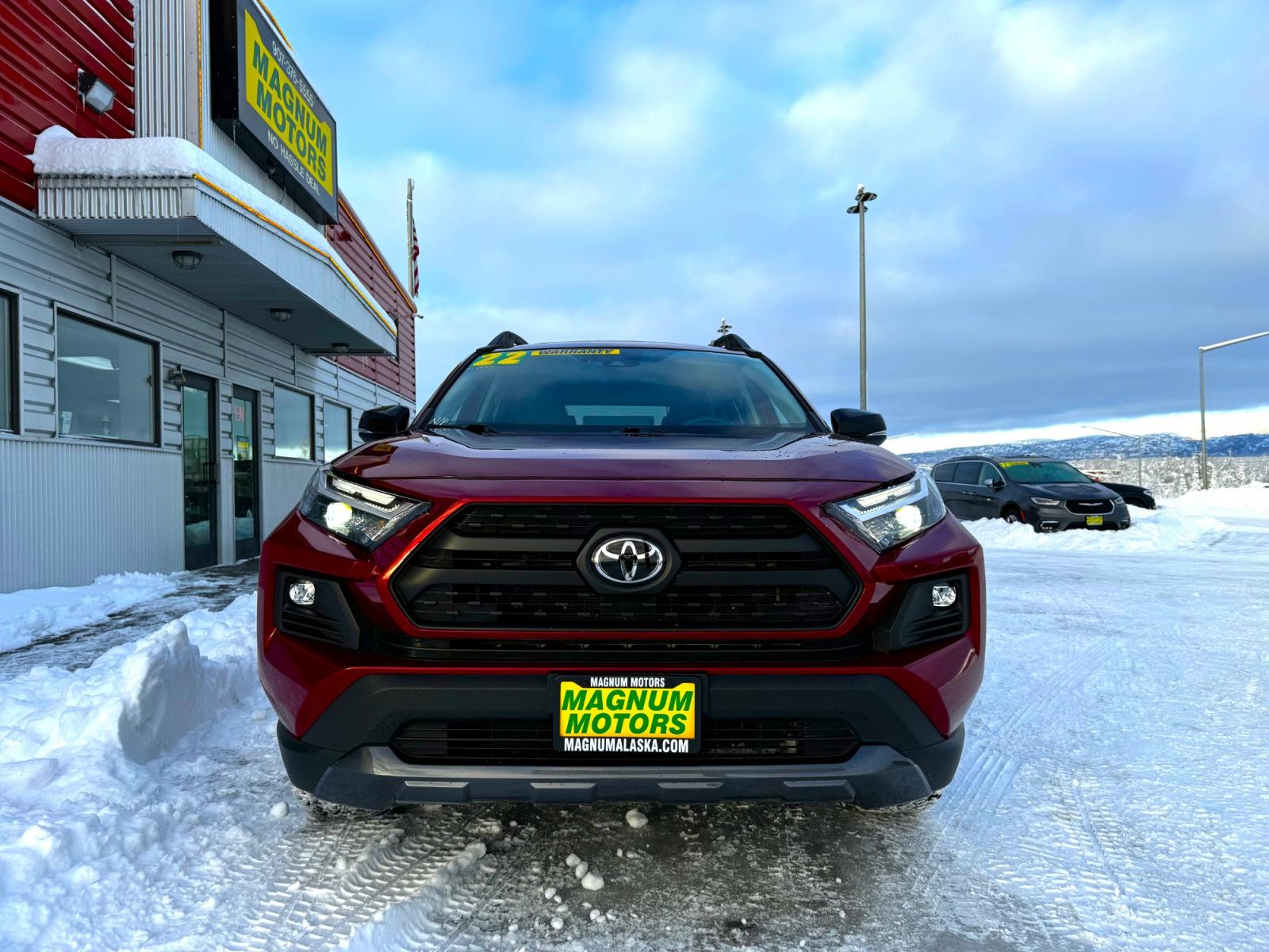2022 Red /Black Toyota RAV4 (2T3S1RFV1NW) , located at 1960 Industrial Drive, Wasilla, 99654, (907) 376-5555, 61.573475, -149.400146 - Photo #8